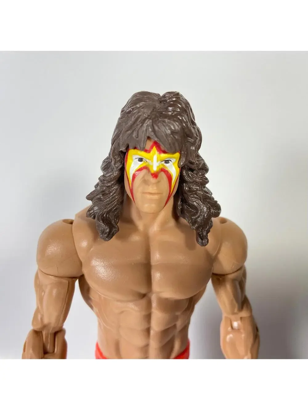 7” Mattel WWE Basic Series #56 Ultimate Warrior Wrestling Figure - INCOMPLETE
